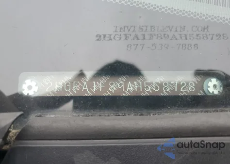 2010 Honda Civic Ex from USA, damaged, VIN 2HGFA1F89AH558728